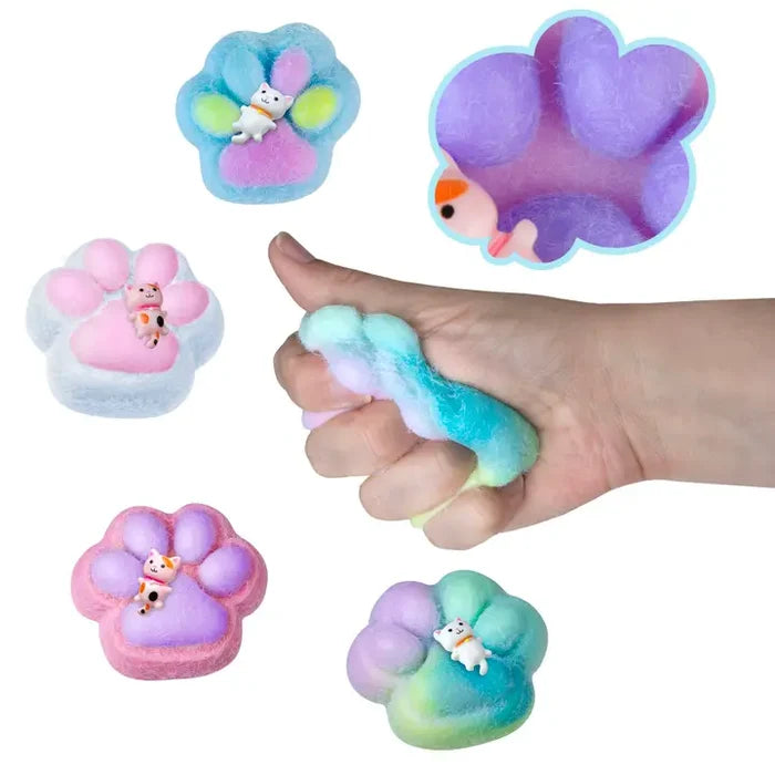 ORB Curiosities Taba-licious Fluffy Paws Squishy Sensory Toy - Assorted