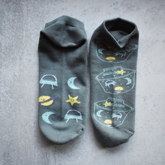 Outer Space Gaiwan Ankle Socks