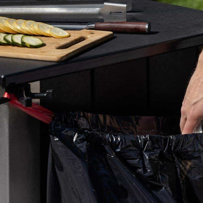 This is an image of the Outrig Tri-hook used to hang a trash bag