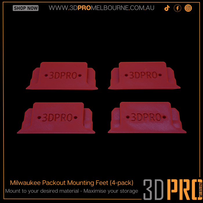 Packout Mounting Feet (4-pack)