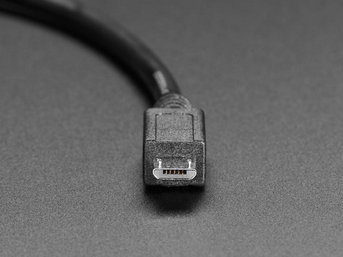 Panel Mount Cable USB C to Micro B Male - 30cm by The Pi Hut - The Pi Hut