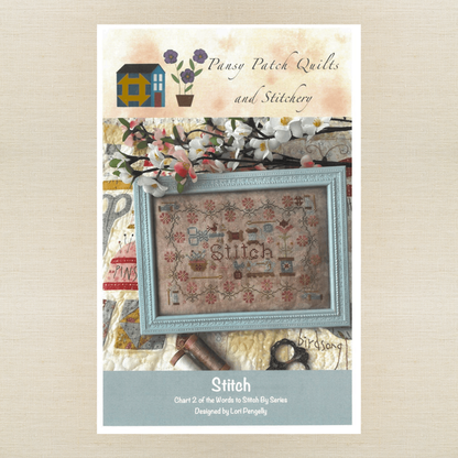 Pansy Patch Quilts and Stitchery - Stitch - Cross Stitch Chart and/or Roxy Floss Co Threads