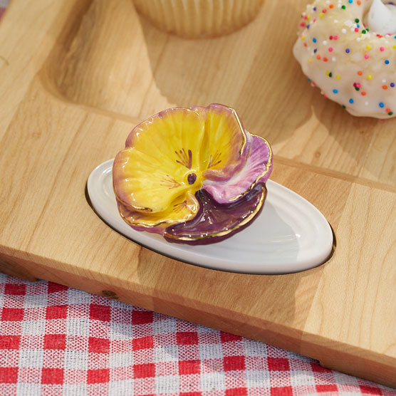 Pansy Pop - Nora Fleming Mini (Pansy Flower)