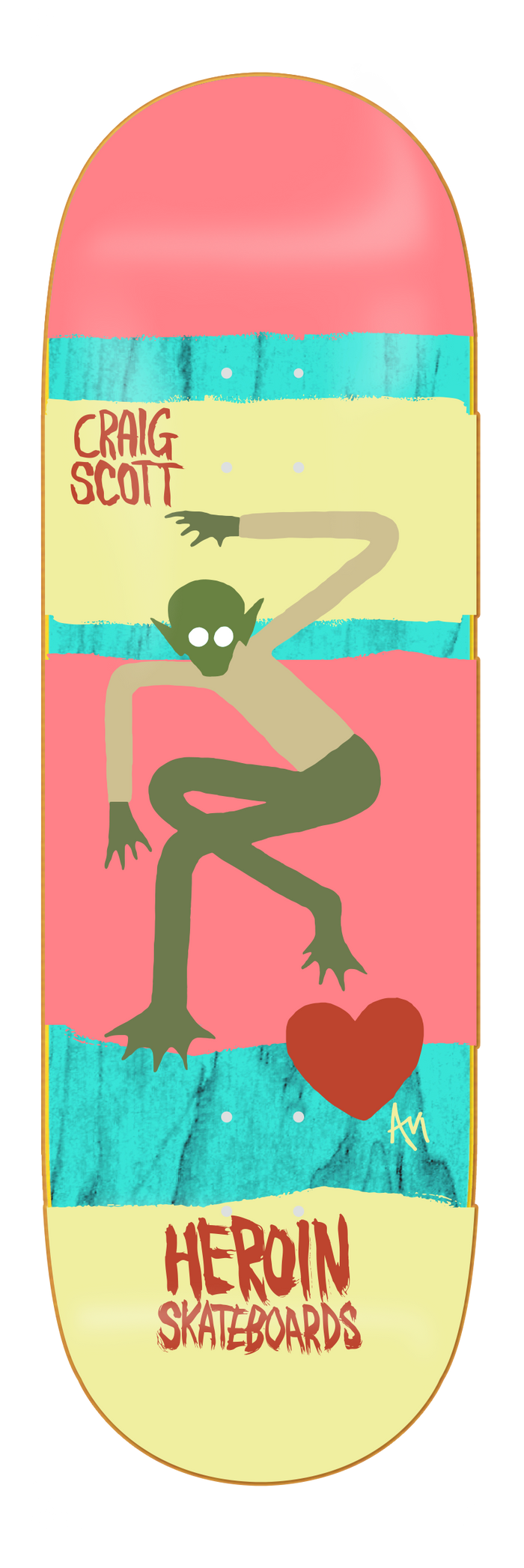 Papillon Series (Craig Scott) Deck - 10.0"