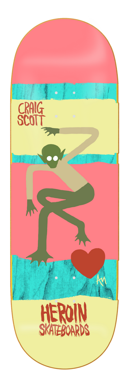 Papillon Series (Craig Scott) Deck - 10.0"