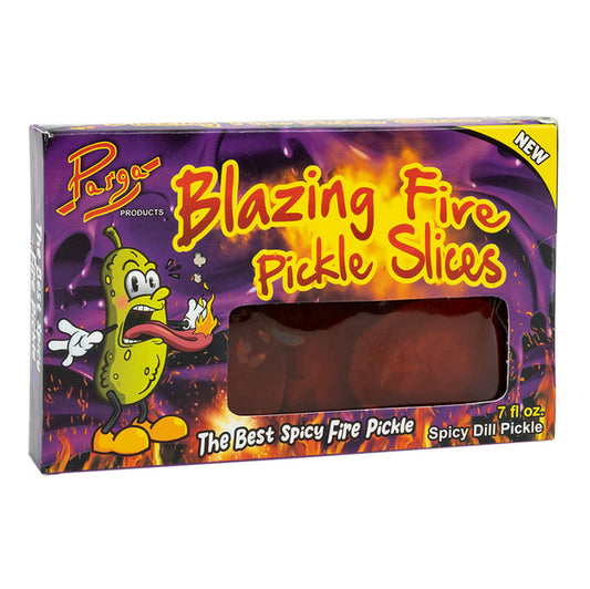 Parga Blazing Fire Dill Pickle Snacks - 12 Count