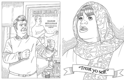 Parks and Recreation: The Official Coloring Book