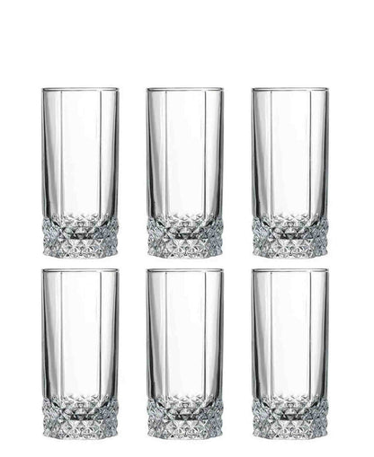 Pasabahce 6 Piece Valse Hiball 290ml Set - Clear