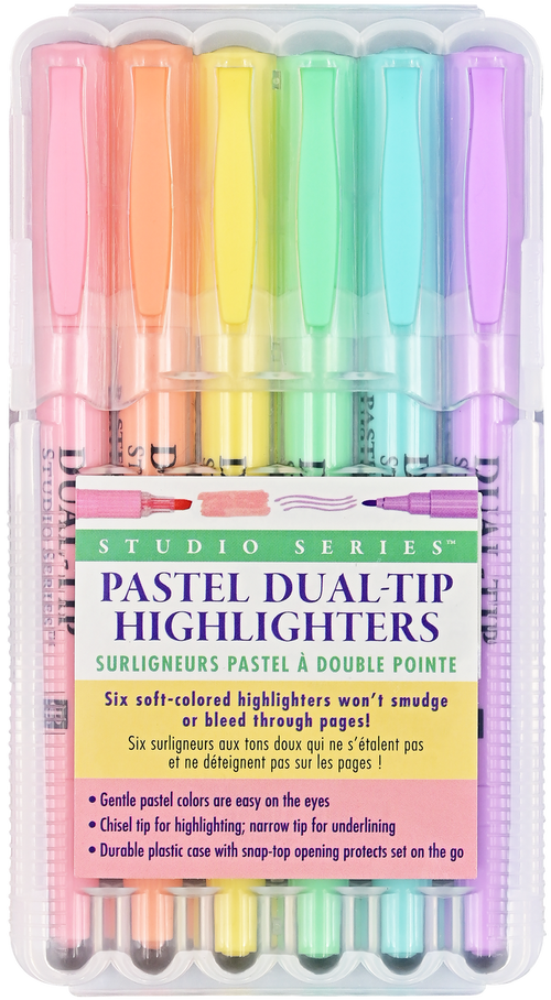 Pastel Dual-Tip Highlighters