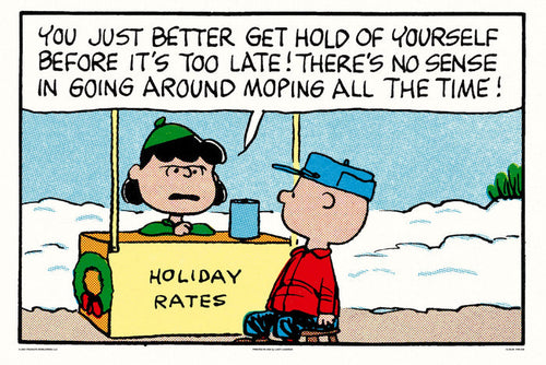 Peanuts Psychiatric Booth Poster