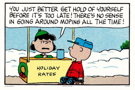Peanuts Psychiatric Booth Poster