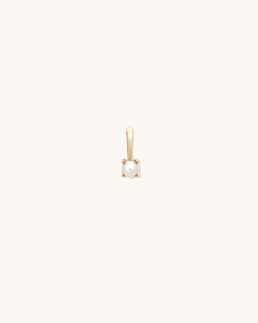 Pearl Birthstone Charm