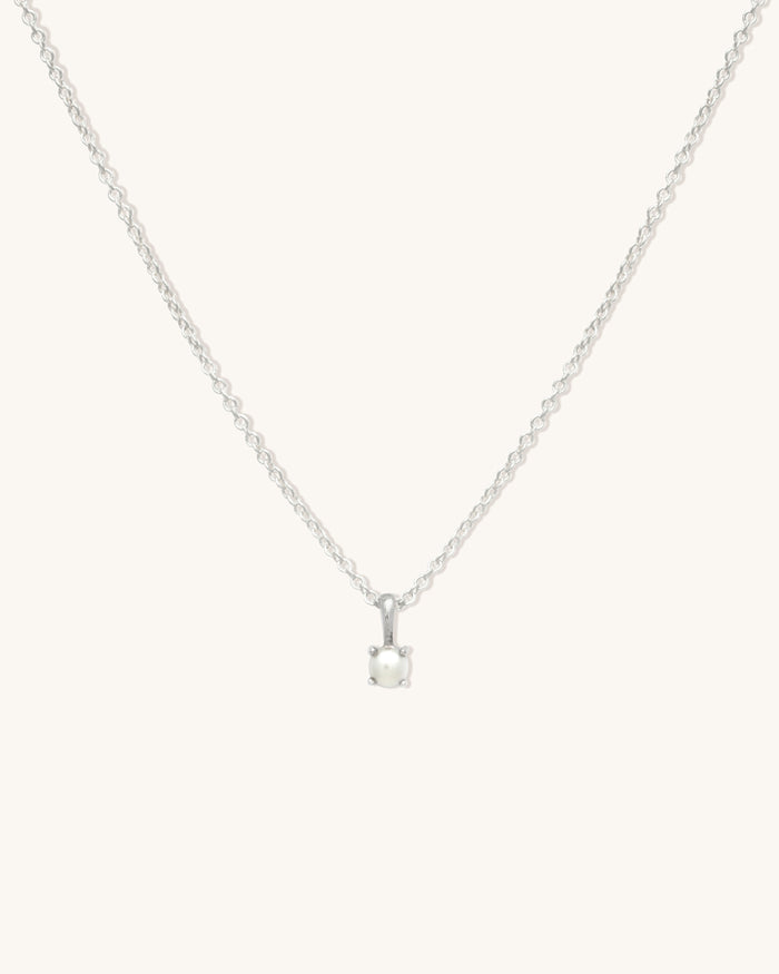 Pearl Birthstone Necklace