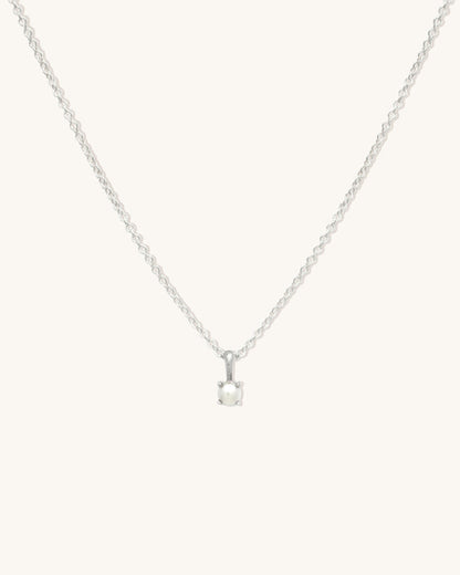 Pearl Birthstone Necklace
