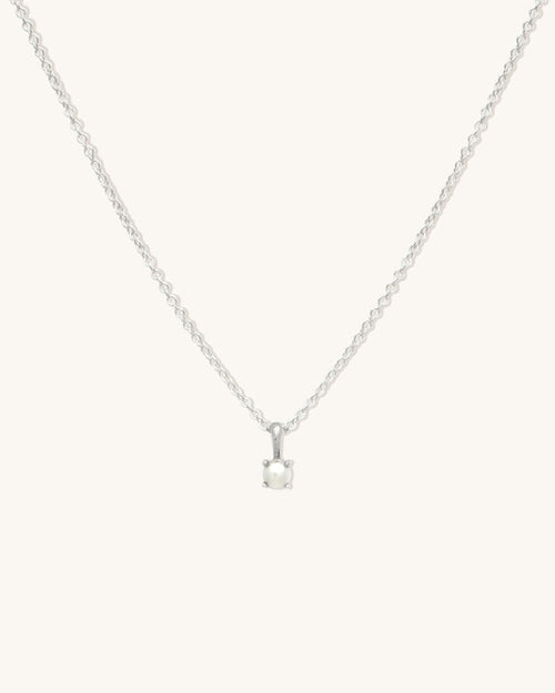 Pearl Birthstone Necklace