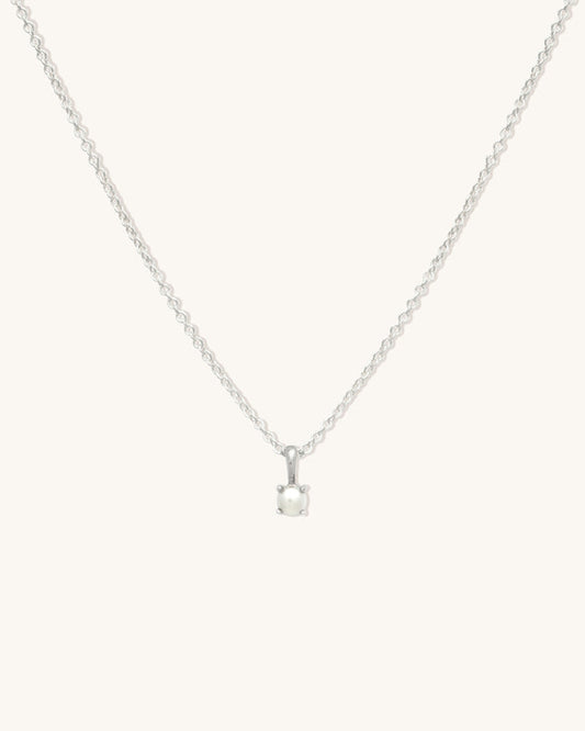 Pearl Birthstone Necklace