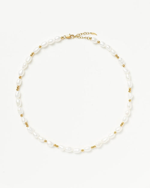 Good Vibes Pearl Choker Necklaces Missoma