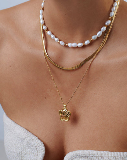 Good Vibes Pearl Choker Necklaces Missoma