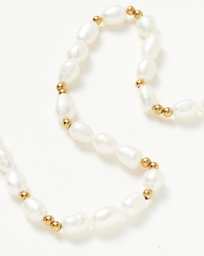 Good Vibes Pearl Choker Necklaces Missoma