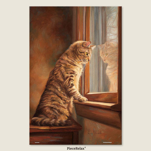 Does your cat love gazing out the window too? Let’s go on an adventure together — one puzzle piece at a time. You’ll Always Get There with PieceRelax.