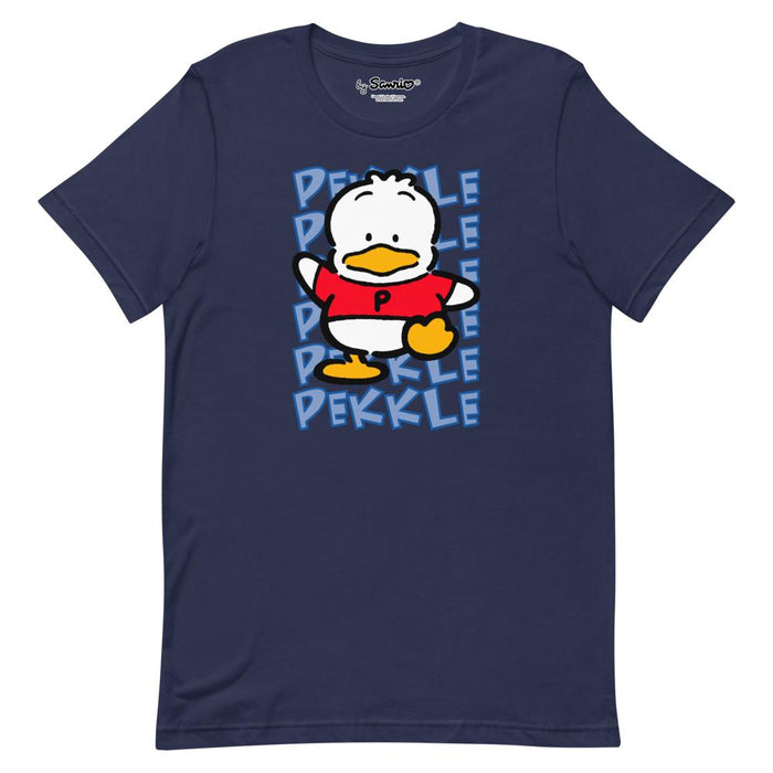 Pekkle Watashi Wa T-Shirt (Navy Blue) Apparel Printful XS