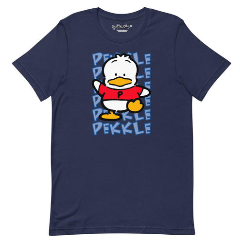 Pekkle Watashi Wa T-Shirt (Navy Blue) Apparel Printful XS