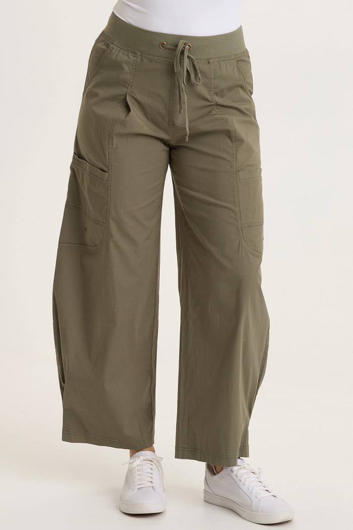 XCVI Pender Poplin Barrel Pant