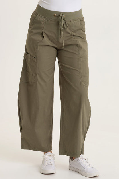 XCVI Pender Poplin Barrel Pant