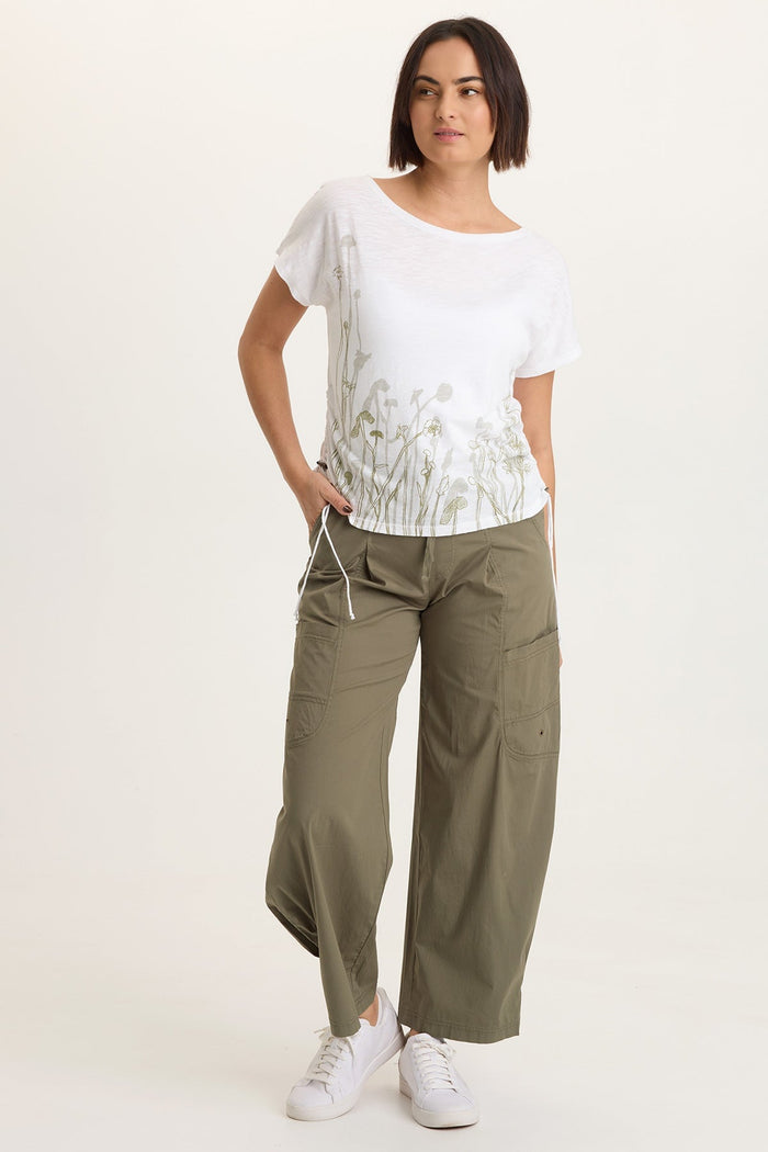 XCVI Pender Poplin Barrel Pant