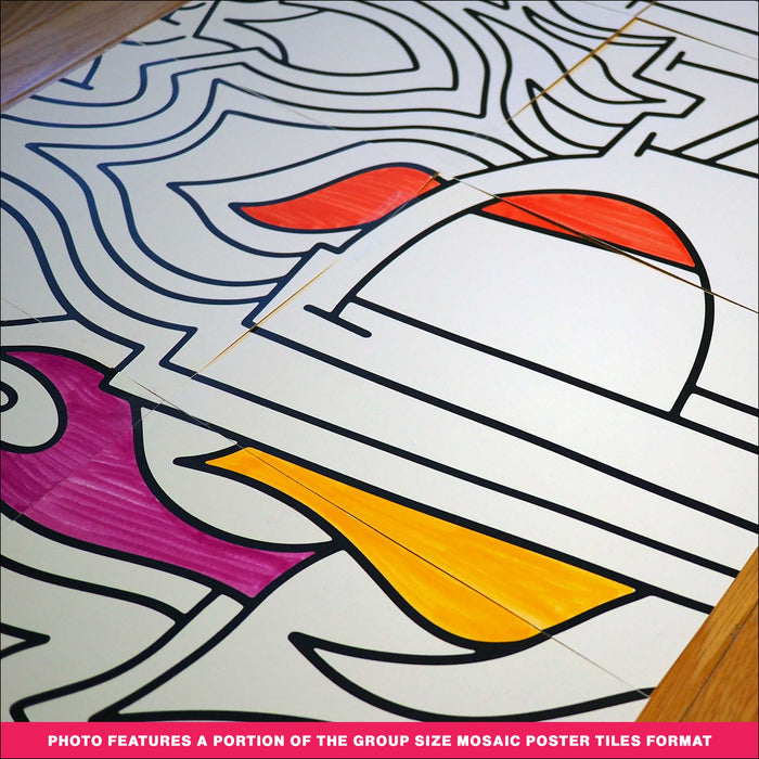 Pentecostés Coloring Page & Poster - Spanish-language Version