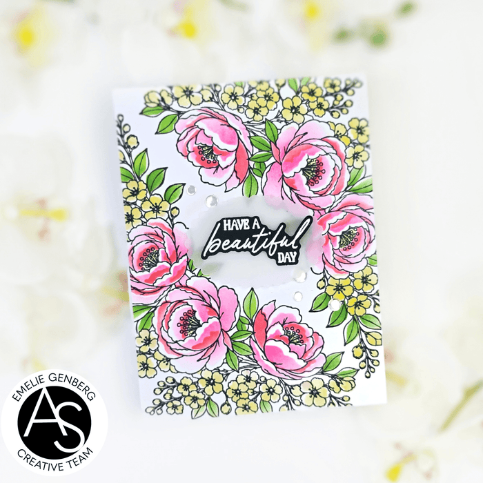 Peony Corners Stamp & Die Bundle