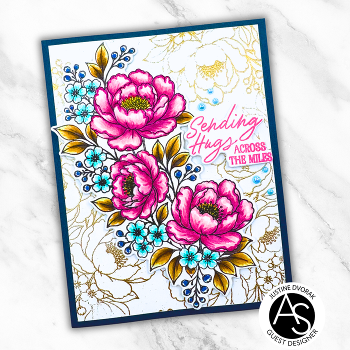 Peony Corners Stamp & Die Bundle