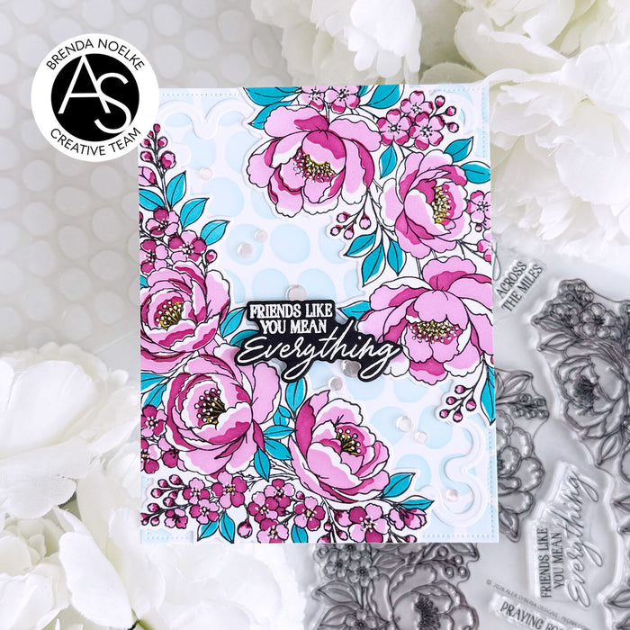 Peony Corners Stamp & Die Bundle