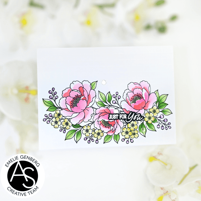 Peony Corners Stamp & Die Bundle