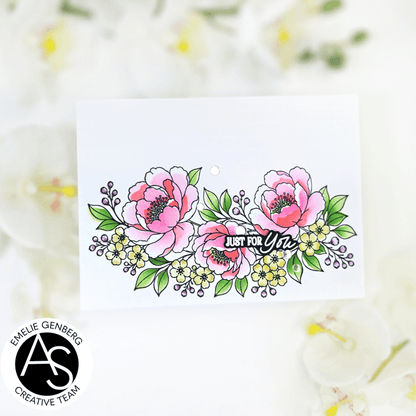 Peony Corners Stamp & Die Bundle