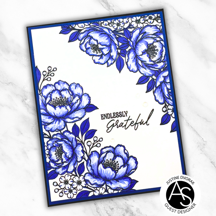 Peony Corners Stamp & Die Bundle