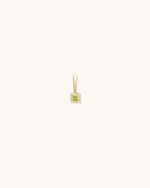 Peridot Birthstone Charm