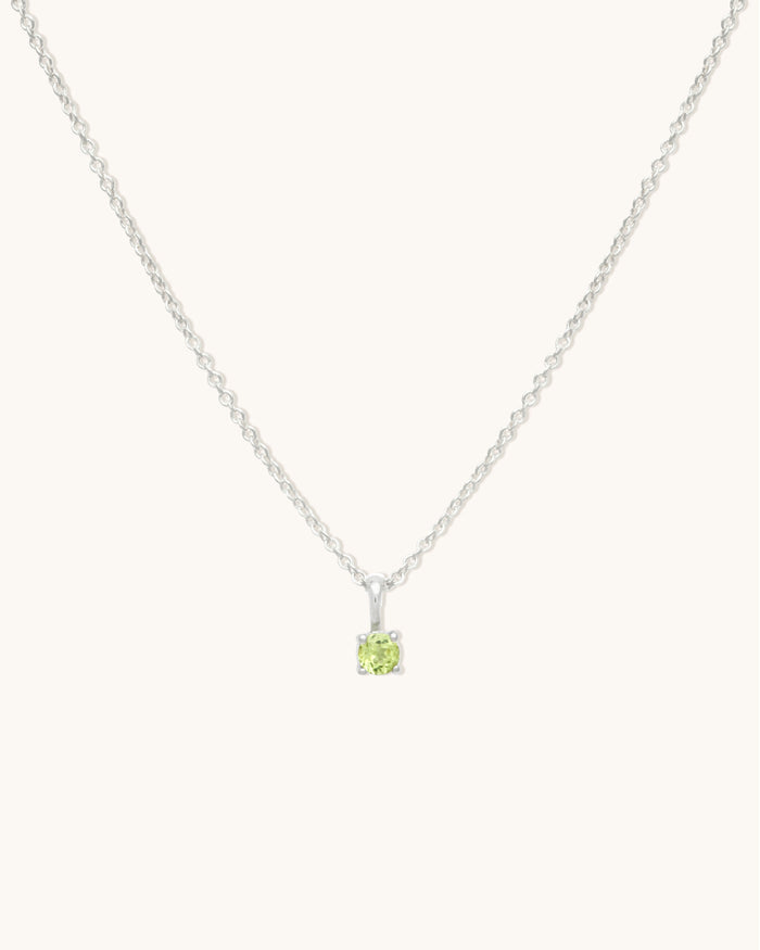 Peridot Birthstone Necklace