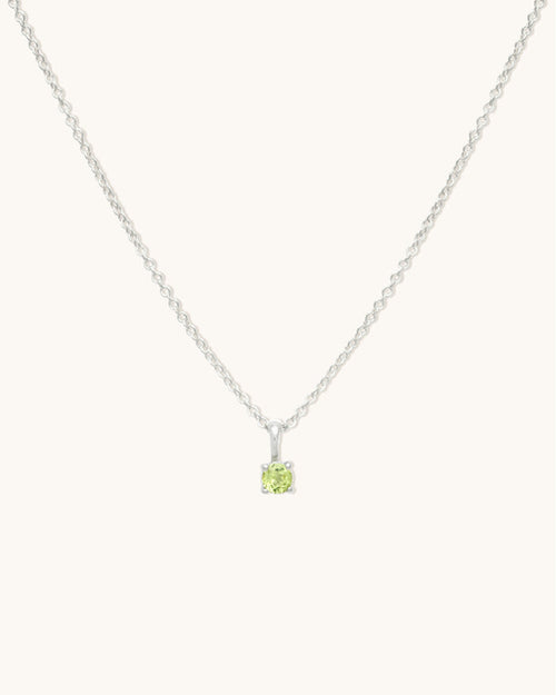 Peridot Birthstone Necklace