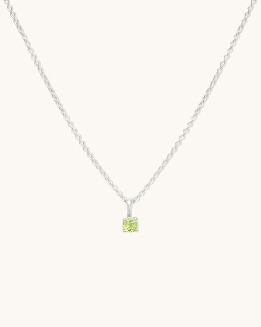 Peridot Birthstone Necklace