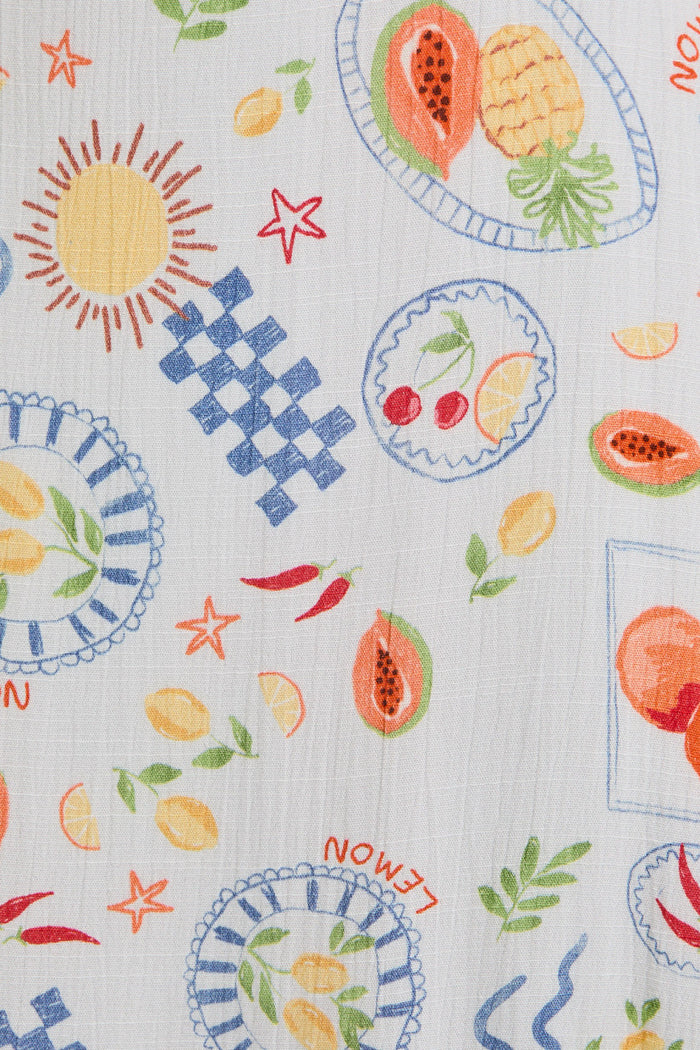 Picnic in the Sun Tie Shoulder Printed Maxi Dress - Curvy Available