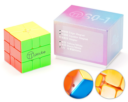 PiCube MGC SQ-1 (Edge-Magnetic + Equator-Magnetic + UV) - Stickerless