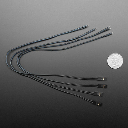 Pig-Tail Cables - 0.1" 2-pin - 4 Pack by Adafruit - The Pi Hut