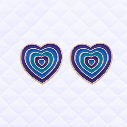 💐 Pin Set: Hearts Blue 💙