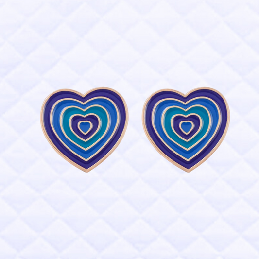 💐 Pin Set: Hearts Blue 💙