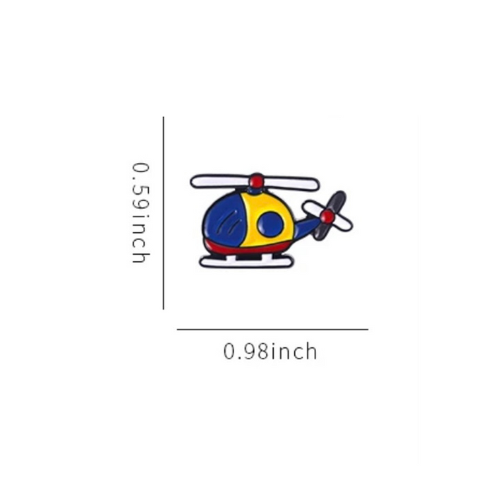 💐 Pin Set: Helicopters 🚁 NEW