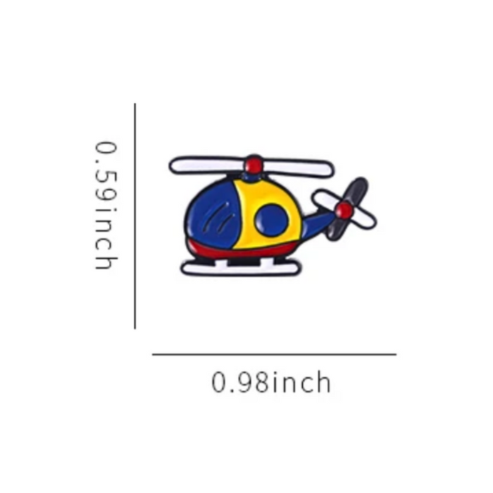 💐 Pin Set: Helicopters 🚁 NEW