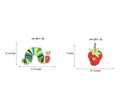💐 Pin Set: Hungry Caterpillar 🐛🍓