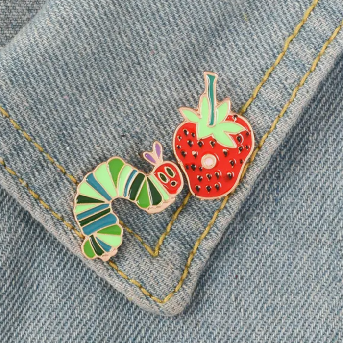 💐 Pin Set: Hungry Caterpillar 🐛🍓