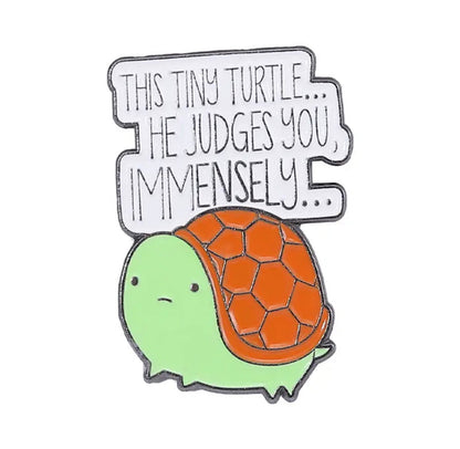 💐 Pin: This Tiny Turtle Judges You